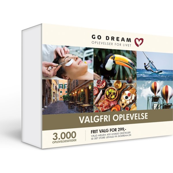 Go Dream Oplevelsesgavekort - Sølv, E-gavekort