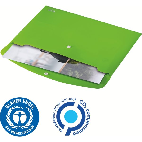 Leitz Recycle Dokumentomslag | A4 | PP | Grøn