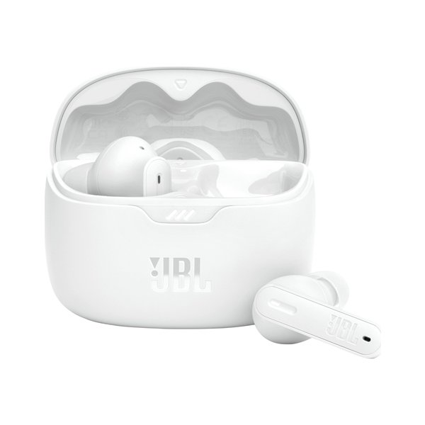stang Mange Uartig JBL TUNE BEAM trådløse in-ear hovedtelefoner, hvid | Lomax