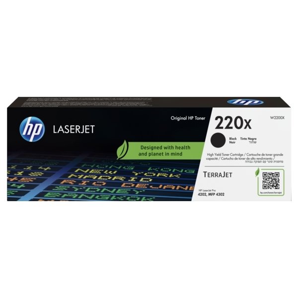 HP LaserJet 220X lasertoner, sort