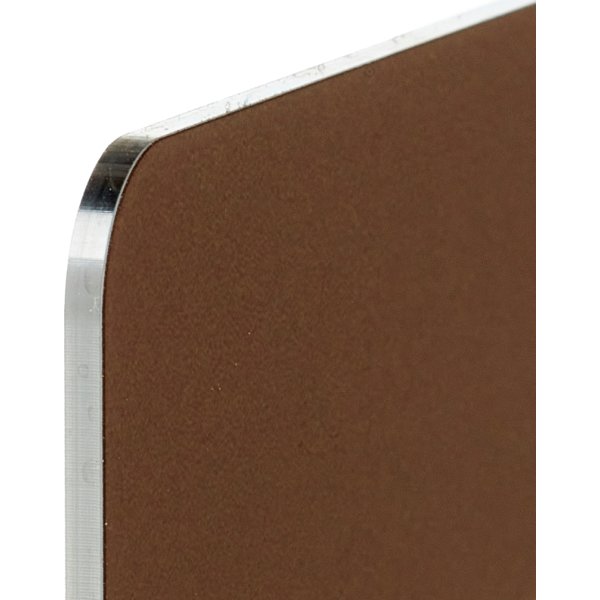 Namnskylt | Eget tryck | 15x8,5 cm | Brun