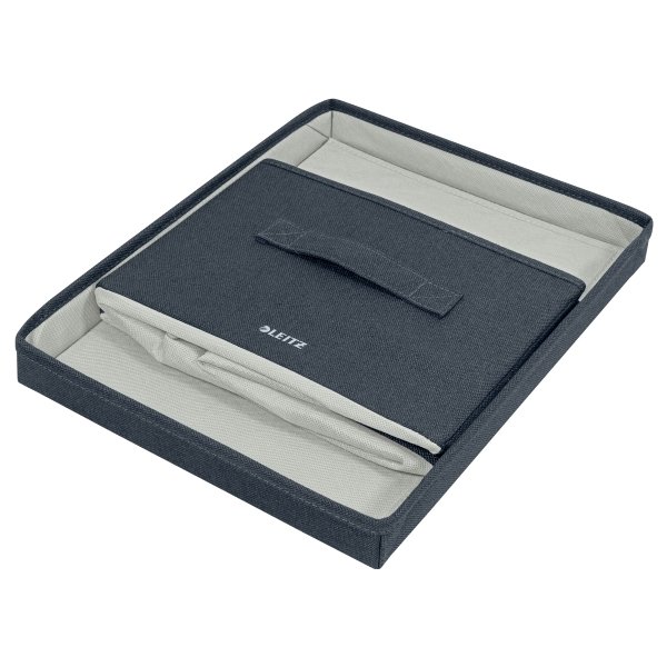 Leitz Opbevaringsboks i stof | Medium | 2 stk.