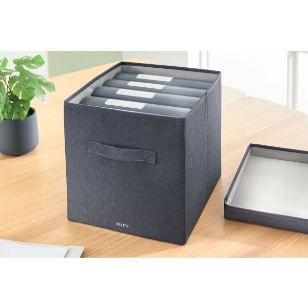 Leitz Opbevaringsboks i stof | Large | 2 stk.