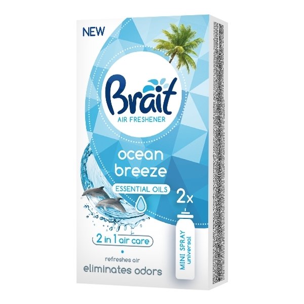 Brait Luftfrisker Mini Refill | Ocean | 2x10 ml
