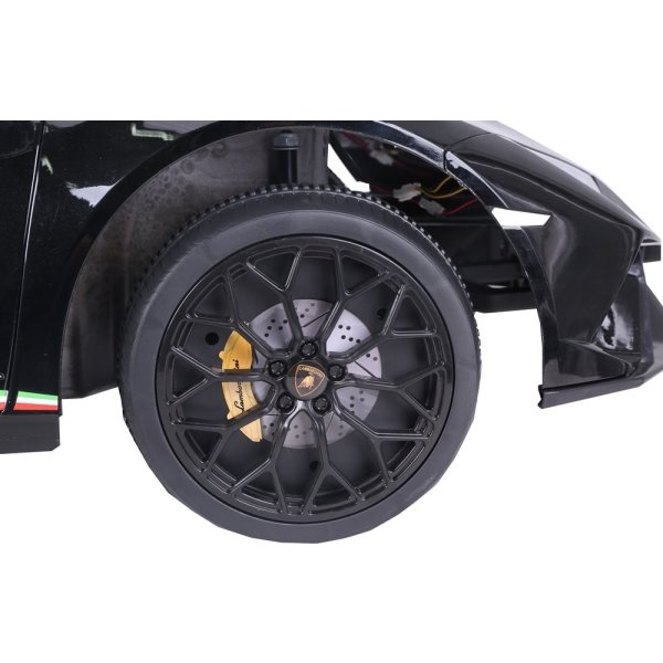 Elbil Lamborghini Huracan børnebil, 12V, sort