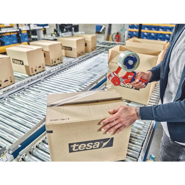 tesa ecoLogo Pakketape | US | 50mm x 66m | Klar