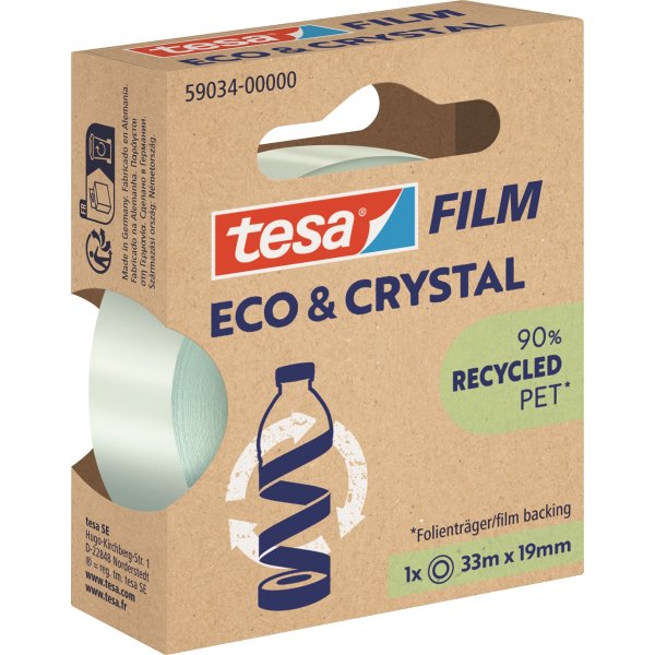 tesa Eco Crystal Tape | 19mm x 33m