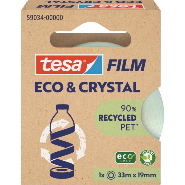 tesa Eco Crystal Tape | 19mm x 33m