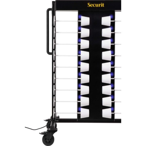 Securit® Lade-trolley, til 36 lamper samtidig