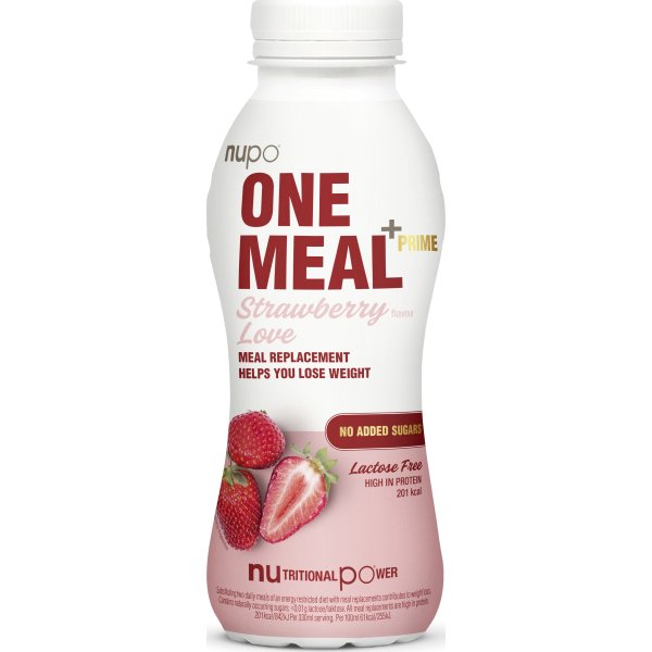 Nupo One Meal +Prime RTD Stawberry, 330 ml