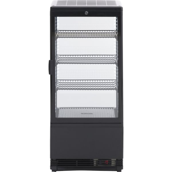 Scandomestic RT 82 BE Displaykøleskab, sort