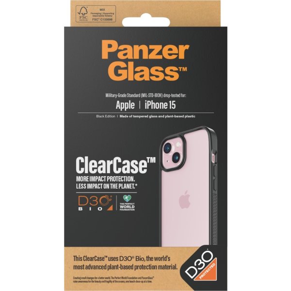 Panzerglass ClearCase cover iPhone 15