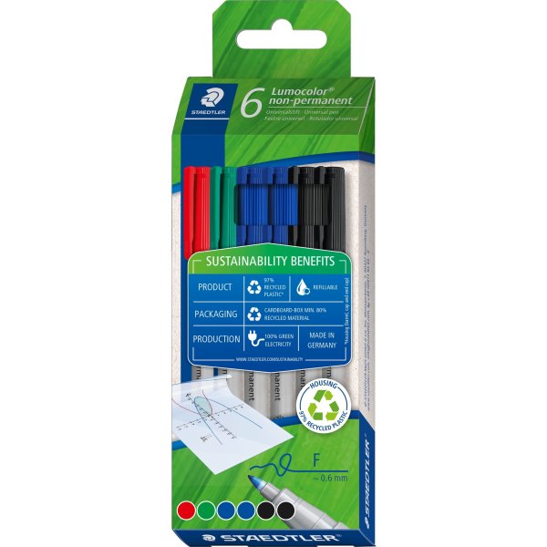 Staedtler 316 Non-permanent Marker | 6 stk.