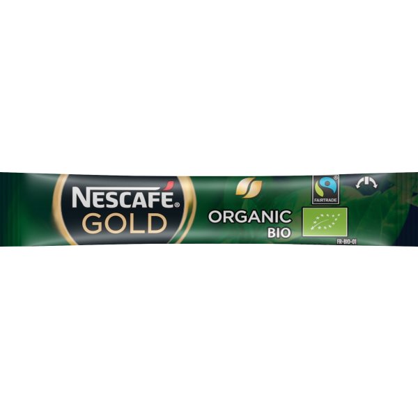 Nescafé Gold Organic sticks instant kaffe, 300 stk
