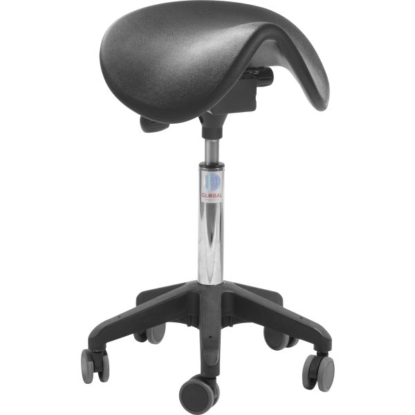 DEMO: Dalton Sadelstol, Sort, PU Sæde, 65-84 cm