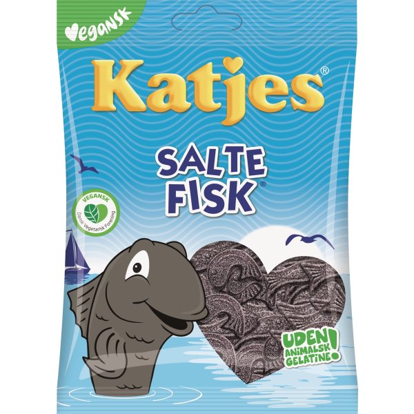 Katjes Salte Fisk, 175 g