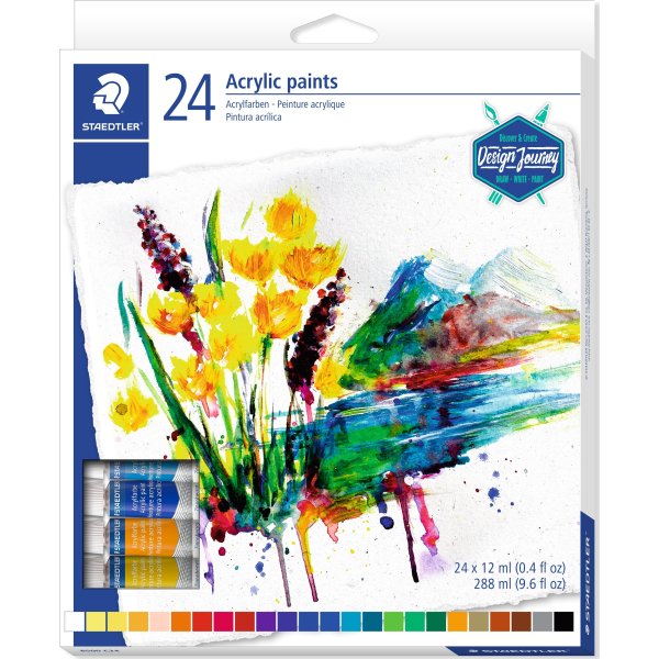 Staedtler DJ Akrylmaling | 24 farver