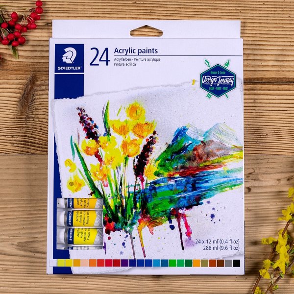 Staedtler DJ Akrylmaling | 24 farver