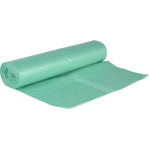 Affaldsposer 50 L, 60 x 75 cm, 22my, Grøn