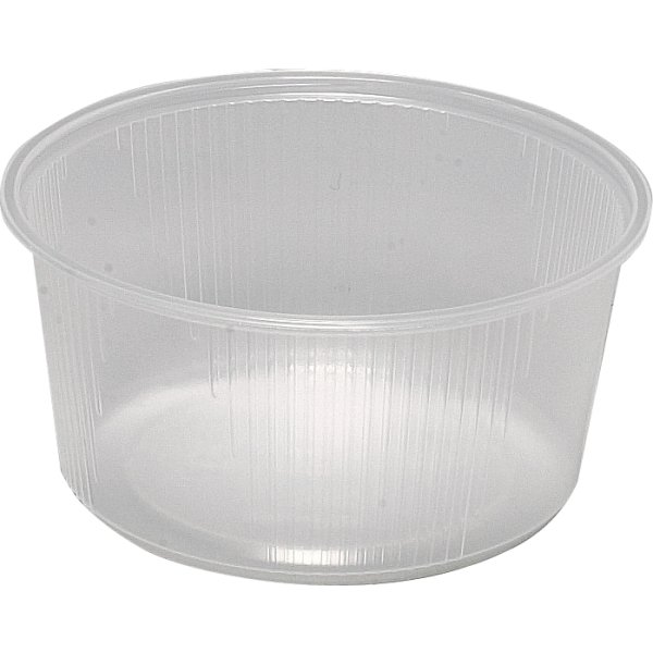 Portionsbæger, PP-plast, Klart, 250 ml