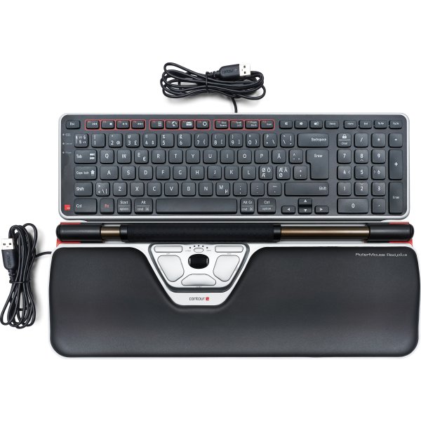 Contour RM-RED Plus + Balance Keyboard, nordisk