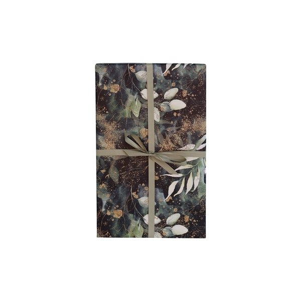 Gavepapir, Lux Green, 57cm x 6m