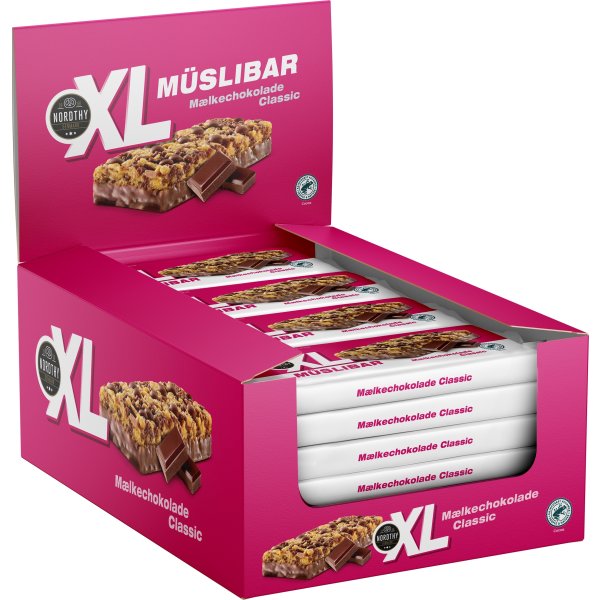 Nordthy XL Müsli Bar Classic Mælkechokolade 50 g