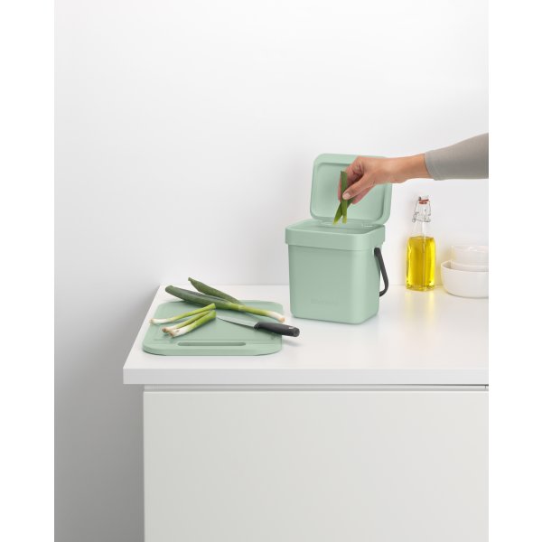 Brabantia Sort&Go avfallshink | 3 liter | Grön