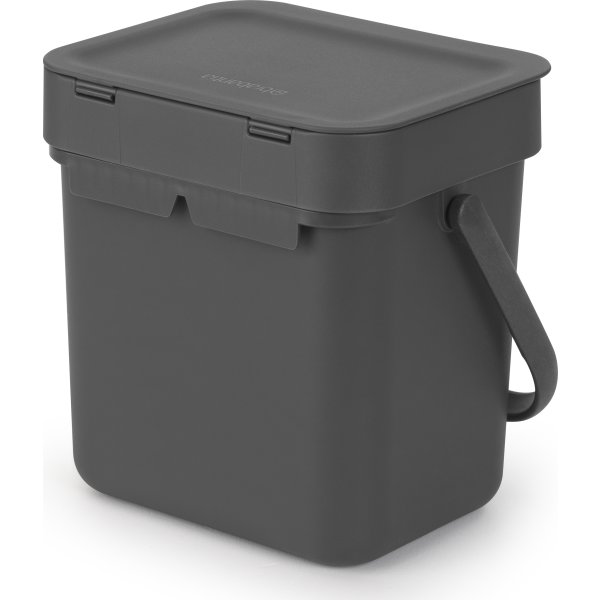 Brabantia Sort&Go, Sortering, 3 L, grå