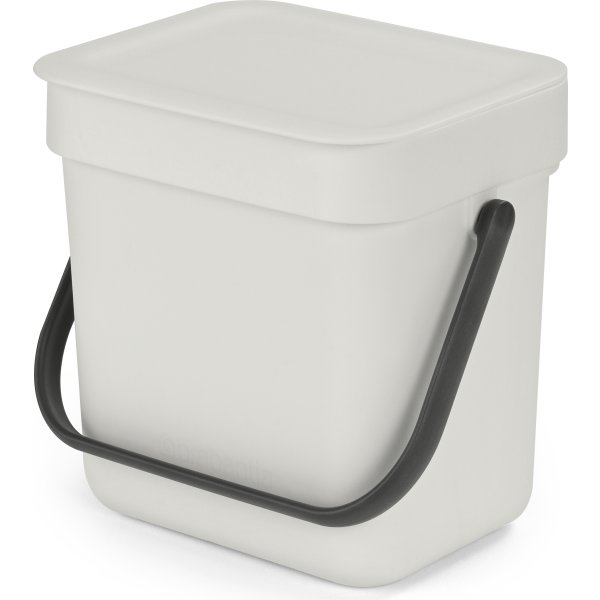 Brabantia Sort&Go, Sortering, 3 L, lysegrå