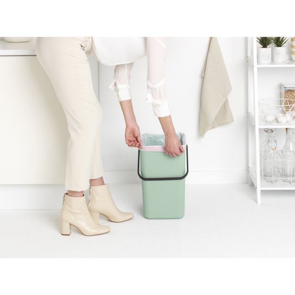 Brabantia Sort&Go avfallshink | 25 liter | Grön