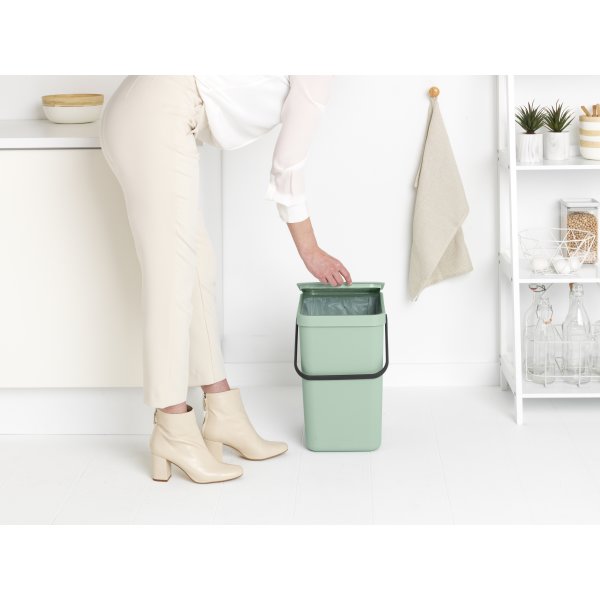 Brabantia Sort&Go avfallshink | 25 liter | Grön
