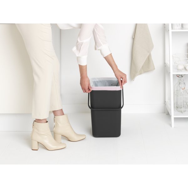 Brabantia Sort&Go avfallshink | 25 liter | Grå