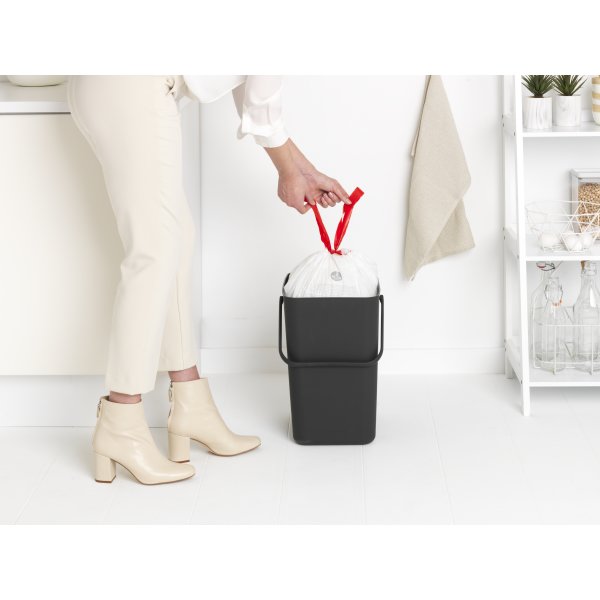 Brabantia Sort&Go avfallshink | 25 liter | Grå