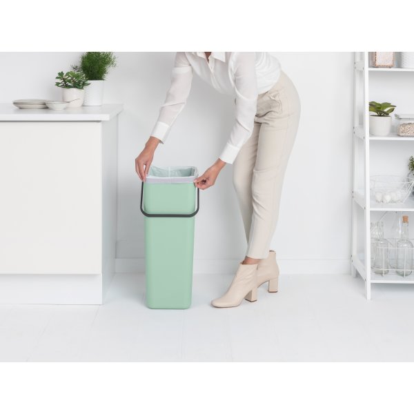 Brabantia Sort&Go avfallshink | 40 liter | Grön