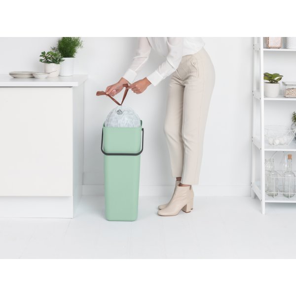 Brabantia Sort&Go avfallshink | 40 liter | Grön