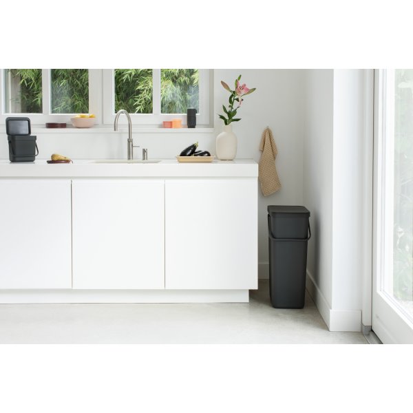 Brabantia Sort&Go avfallshink | 12 liter | Grå