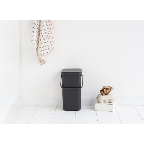 Brabantia Sort&Go avfallshink | 12 liter | Grå