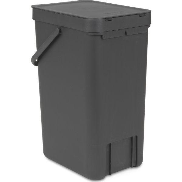 Brabantia Sort&Go avfallshink | 16 liter | Grå