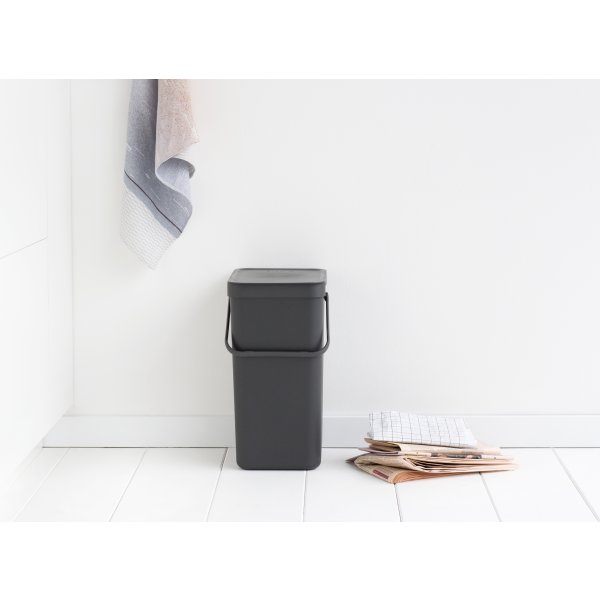 Brabantia Sort&Go avfallshink | 16 liter | Grå