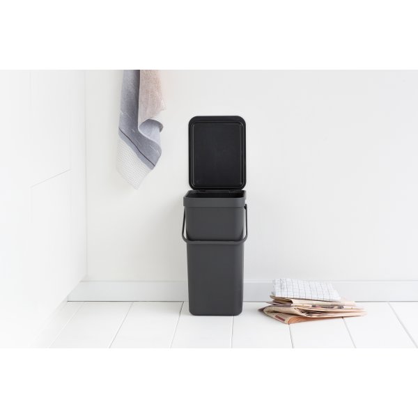 Brabantia Sort&Go avfallshink | 16 liter | Grå