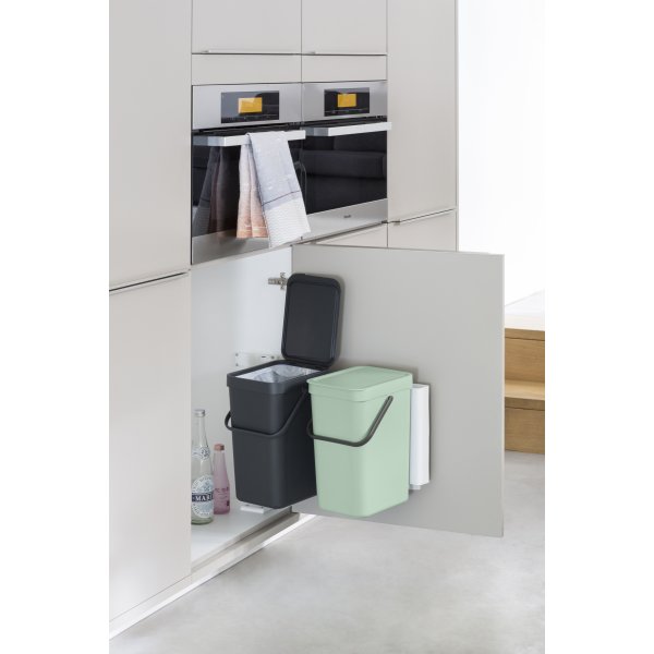 Brabantia Sort&Go, Built-in, 2x12 L, grå/grøn