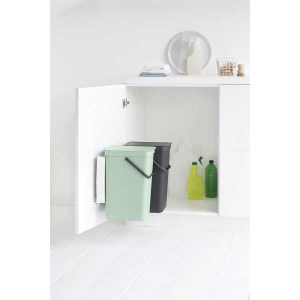 Brabantia Sort&Go, Built-in, 2x16 L, grå/grøn