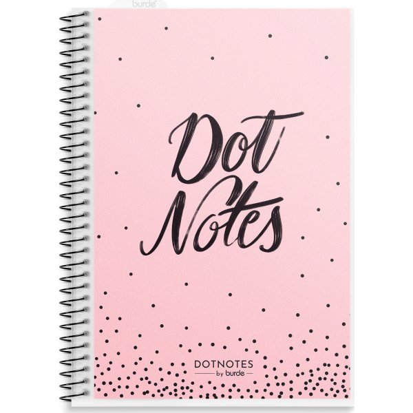 Burde Dotnotes Notesbog, A5, plast