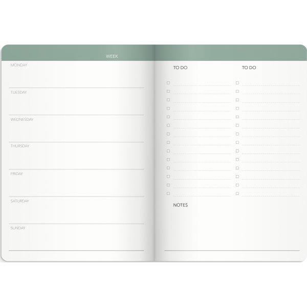 Mayland Kalender | A list a week | A5 | Blå