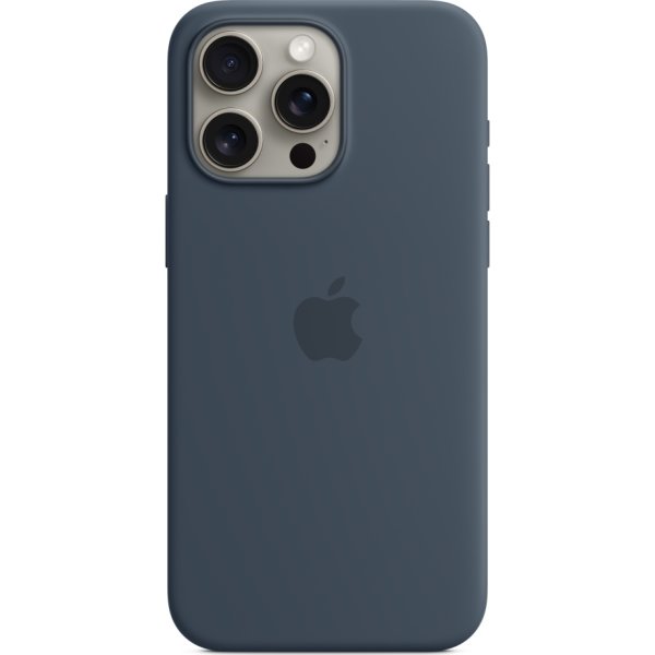 Apple iPhone 15 Pro Max silikone cover, stormblå