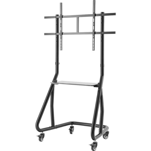 DEMO Hama 49-100" TV-Stander m. hjul, sort