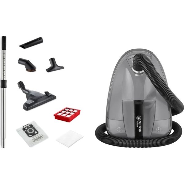 Nilfisk Select GRCL13P08A1 dammsugare | 650W | Grå