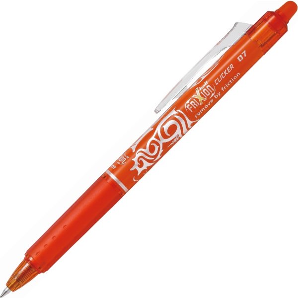 Pilot FriXion Clicker penna, 0,7 mm, orange
