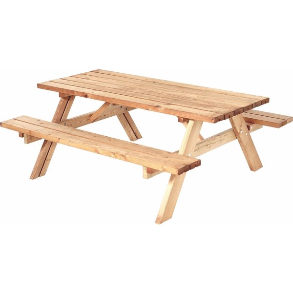 Plus Klassisk bord-bænkesæt, Thermowood